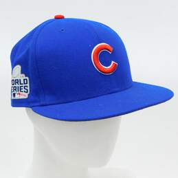 2016 Chicago Cubs World Series 59FIFTY New Era Sz 7 1/4 Fitted Hat Cap