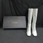 Women's White Heeled Boots Size 8.5 image number 1