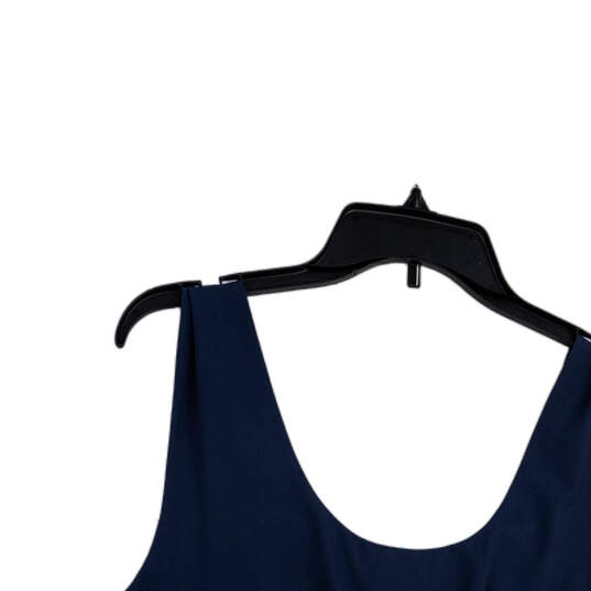 NWT Womens Blue Sleeveless Round Neck Pullover Tank Top Size XL image number 4