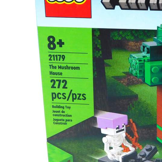 Sealed Lego Minecraft 21179 The Mushroom House Building Toy Set image number 5