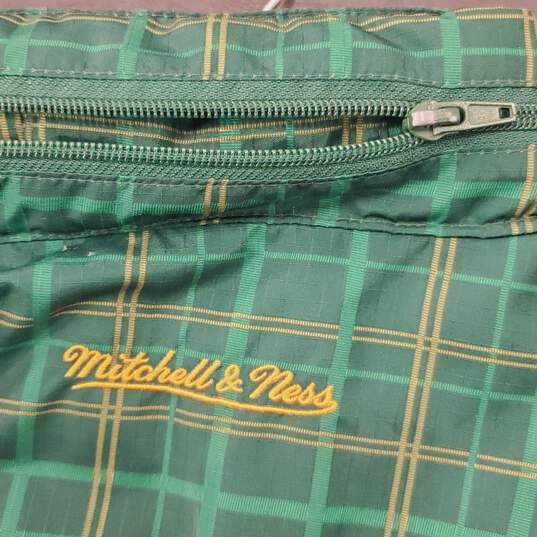 Mitchell & Ness MLB Men Green Plaid A's Jacket XL image number 8