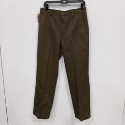 Dockers Men's D2 Signature Khaki Flat Front Pants Size  W31 x L32 NWT