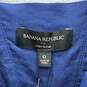 NWT Womens Blue Pleated V-Neck Sleeveless Midi Fit & Flare Dress Size 0 image number 3