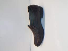 AMUS Men's Burgundy Leather Dress Shoes alternative image