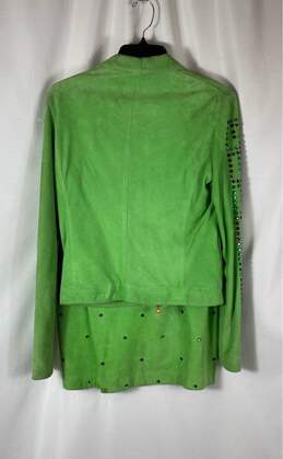 Gianni Versace Vintage Green 2PC Set Jacket/Skirt - Size S alternative image