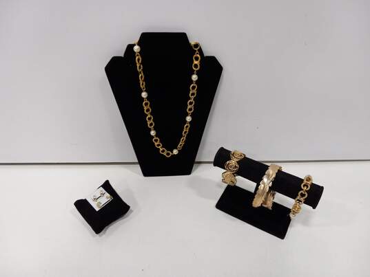 5pc Golden Earth Jewelry Bundle image number 1