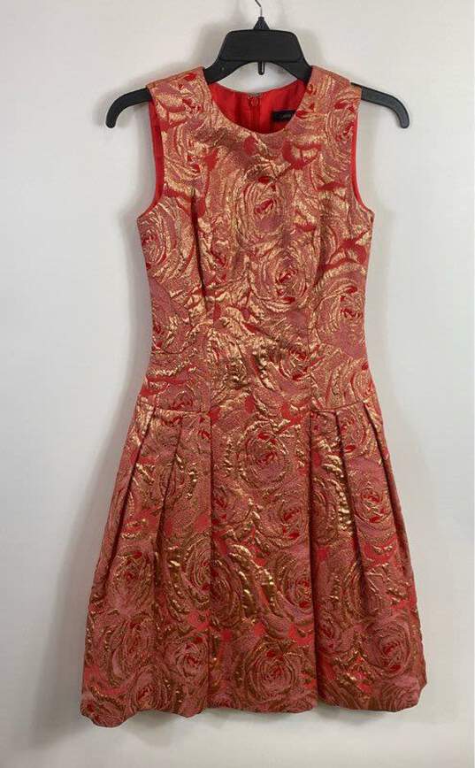 Carmen Marc Valvo Mullticolor Casual Dress - Size 2 image number 1