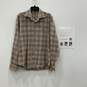 Burberry Mens Multicolor Spread Collar Long Sleeve Button-Up Shirt Size M w/ COA image number 1