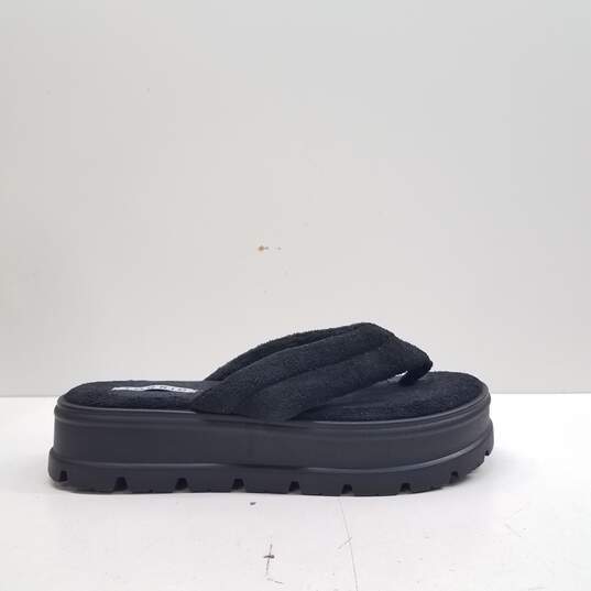 TORRID Terry Thong Platform Sandal Black Women's Size 11 M image number 1