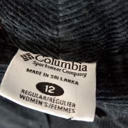 Columbia Men Black Corduroy Pants Sz 12 alternative image