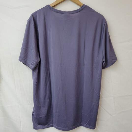 The North Face Flash Dry Base Layer Short Sleeves Purple Shirt Men's L image number 3