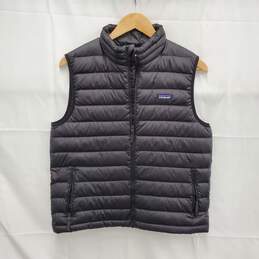 Patagonia Youth Black Polyester Puffer Vest Size XXL