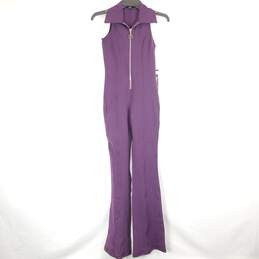 Delano Women Purple Jersey Jumpsuit Sz 0 NWT