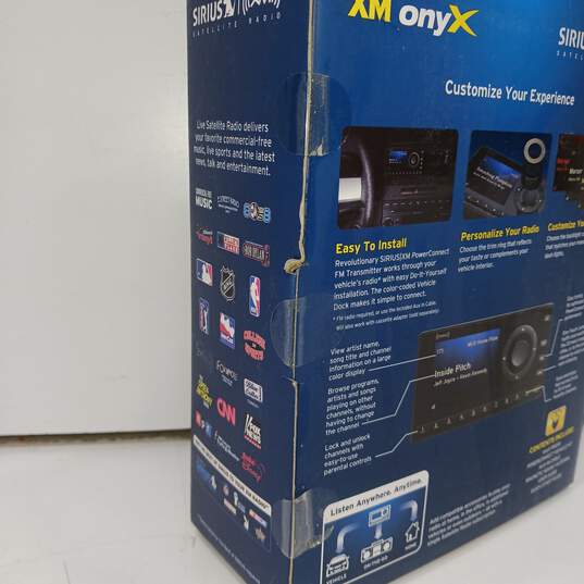 XM Onyx Sirius XM Satellite Radio Onyx Vehicle Model XDNX1V1B Kit NEW In Box image number 3