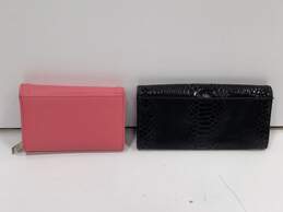 Steven Madden Pink & Michael Kors Black Wallet Bundle alternative image
