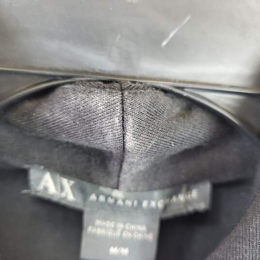 Armani Exchange Women Black Asymmetrical Jacket M image number 5