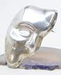 Taxco 925 Polished Chunky Theater Mask Brooch17.3g image number 2
