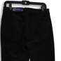 NWT Womens Black Denim Dark Wash High Waist Straight Leg Jeans Size 6P image number 4