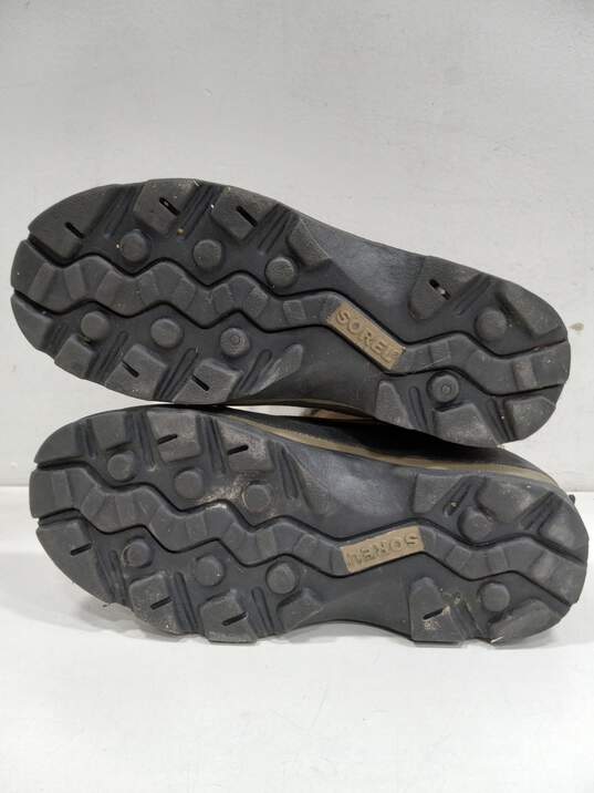 Sorel Ellesmere Tan Winter Boots Women's Size 9 image number 5