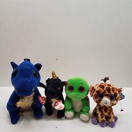 Bundle of 4 TY Beanie Boos Assorted Plush Toys