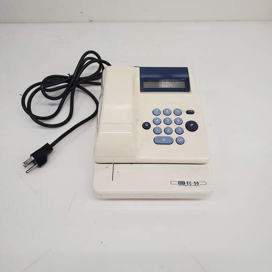 Max Ec-50 Electronic Check Writer - Untested image number 1