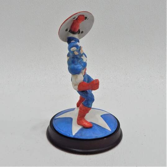 1990 The Marvel Collection Captain America Figurine Limited Edition w/COA image number 5