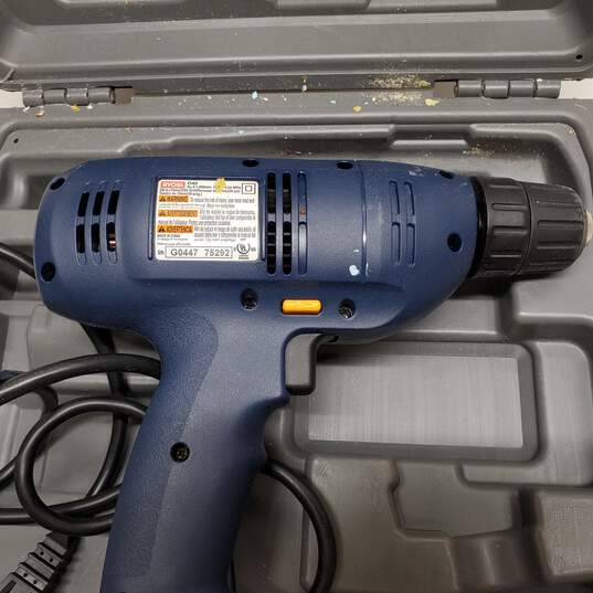 Ryobi D40 3/8" VSR Corded Drill & Hard Sided Case image number 4