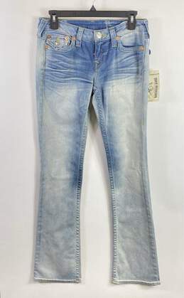 True Religion Women Blue Bootcut Jeans Sz 27