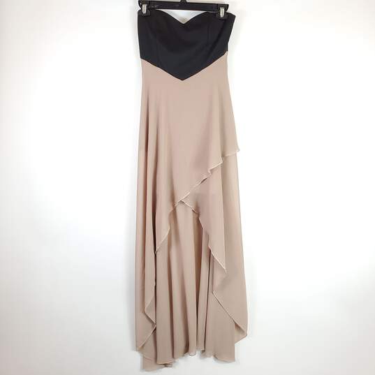 Windsor Women Brown High Low Dress S NWT image number 1