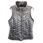 Michael Kors Women Black Quilted Faux Fur Vest L image number 1