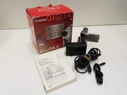 Canon ELURA 2 MC MiniDV Camcorder FOR PARTS OR REPAIR
