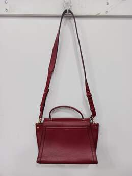 Michael Kors Carmine Red Leather Handbag w/ Shoulder Strap alternative image