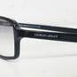 Vtg Giorgio Armani Black Tinted Rectangle Sunglasses image number 6