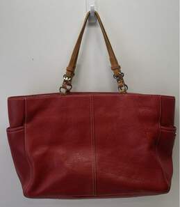 Coach Leather Chelsea Shoulder Tote Red alternative image