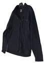 Vintage Mens Blue Long Sleeve Pockets Full Zip Fleece Jacket Size L image number 1