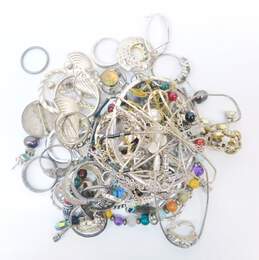 925 Sterling Silver Scrap Jewelry + Stones 206.1g