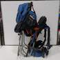 REI Piggy Back Blue Baby Carrier With Sun/Bug Cover/Backpack image number 6
