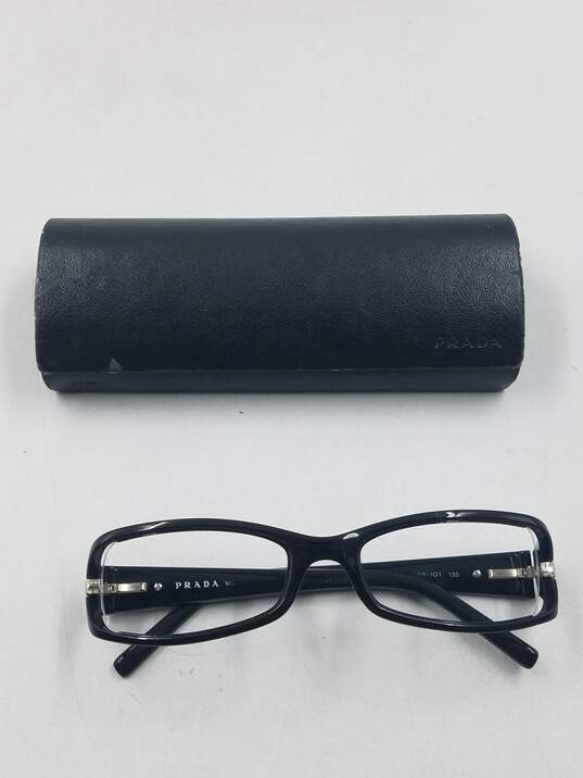 Prada Black Rectangle Eyeglasses image number 1