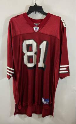 Rebook NFL 49ers Owens #81 Red Jersey - Size XXL