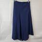 White House Black Market Oscar Twill Soft Blue Midi Skirt Women's 0 image number 1
