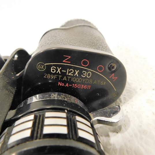 Vintage Scope Zoom Binocular Model #3846 Zoom 6 -12 X 30 mm w/ Case image number 5