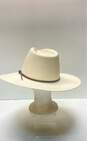 Stetson Ivory Straw Western Hat Size 57 7 7/8 image number 3
