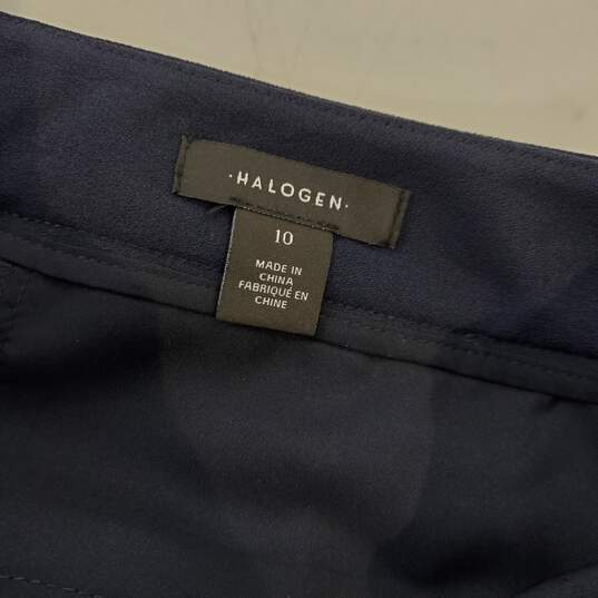 Halogen Navy Dress Pants NWT Size 10 image number 2