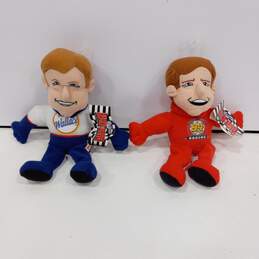 Pair of Cool Beans Racing Driver Plush Toys New With Tags