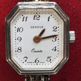 Geneve Italy Milor 925 16 x 18mm Sterling Amethyst Quartz Watch 20.0g alternative image
