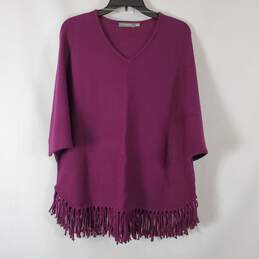 NY Collection Women's Purple Sweater Top SZ XL NWT