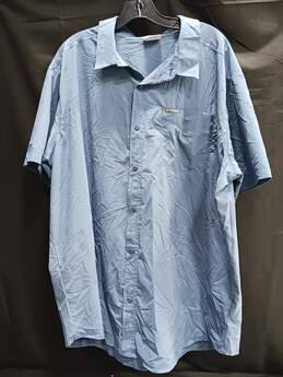 Men's Columbia Short-Sleeve Button-Up Casual Shirt Sz XXL