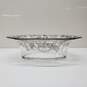 Sterling Silver Overlay Glass Oval Bowl 12x8.5x3.5" image number 4