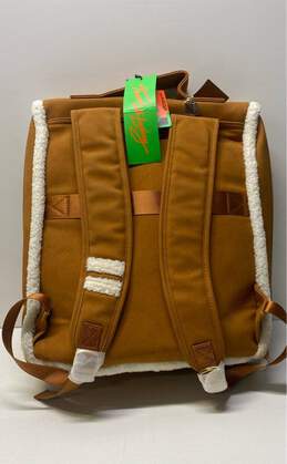 Tote&Carry Brown Faux Suede Backpack Bag alternative image