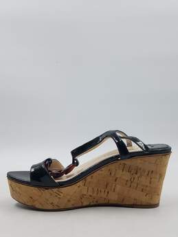 Authentic Prada Black Patent Sandals W 9.5 alternative image